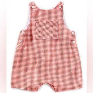 NWT Edgehill Collection Round Neck Sleeveless Tab Collection Jon Jon Romper 12M